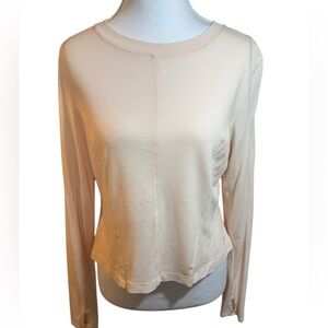 Apana Long Sleeve Performance Top Medium • Activewear Layering Tee